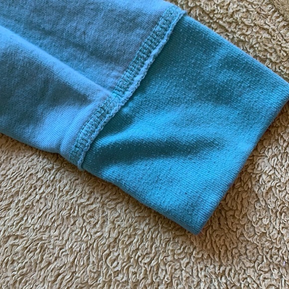 Large teal zip up hoodie - Picture 2 of 5